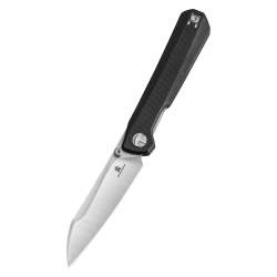 Nóż składany Bestechman Curvee Black G10, Stonewashed/Satin AEB-L by Ostap Hel (BMK20A)