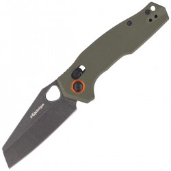 Nóż składany FoxEdge Crew OD Green G10, Black Stonewashed 9Cr14Mov (FE-040 G10OD)