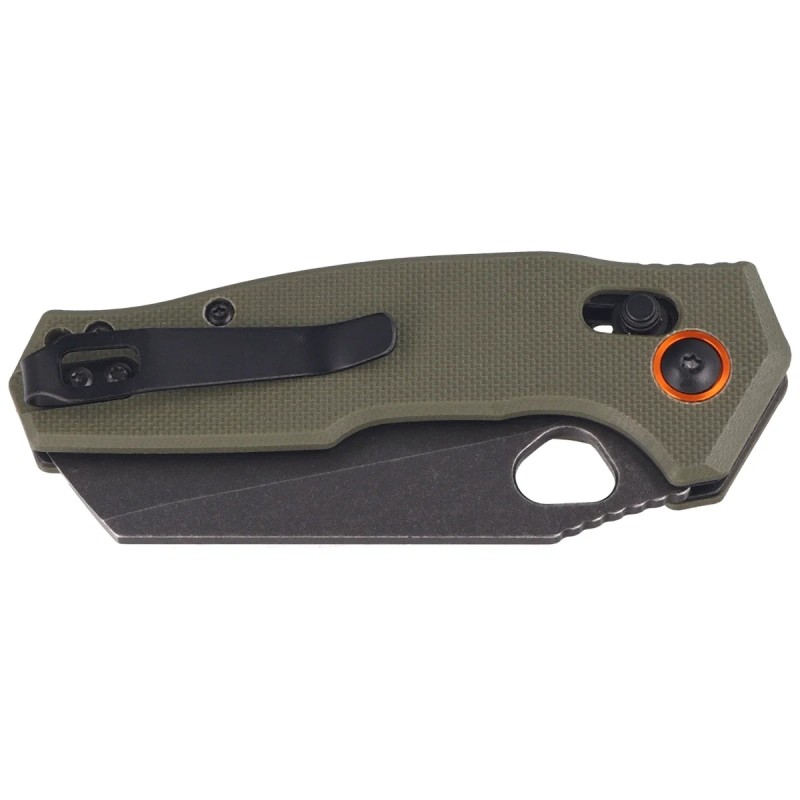 Nóż składany FoxEdge Crew OD Green G10, Black Stonewashed 9Cr14Mov (FE-040 G10OD)