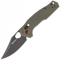 Nóż składany FoxEdge Crew OD Green G10, Black Stonewashed 9Cr14Mov (FE-039 G10OD)