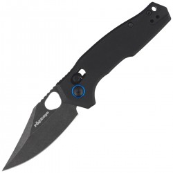 Nóż składany FoxEdge Crew Black G10, Black Stonewashed 9Cr14Mov (FE-039 G10B)