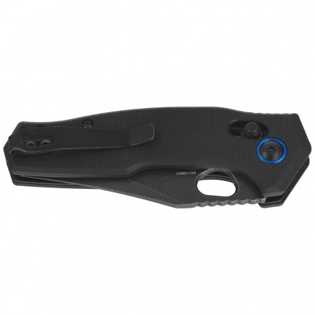 Nóż składany FoxEdge Crew Black G10, Black Stonewashed 9Cr14Mov (FE-039 G10B)