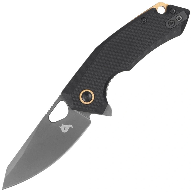 Nóż składany BlackFox The Corner Black G10, Grey Titanium 10Cr15CoMov (BF-787 G10B)