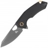 Nóż składany BlackFox The Corner Black G10, Grey Titanium 10Cr15CoMov (BF-787 G10B)
