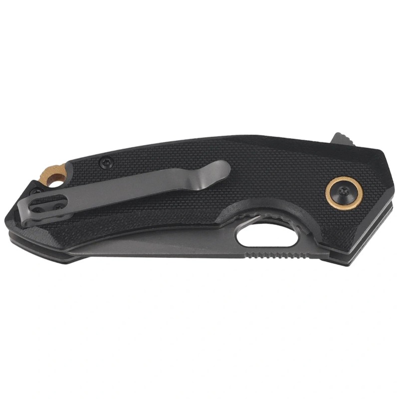 Nóż składany BlackFox The Corner Black G10, Grey Titanium 10Cr15CoMov (BF-787 G10B)