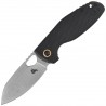 Nóż składany BlackFox Puffy Black G10, Stonewashed 10Cr15CoMov (BF-786 G10B)