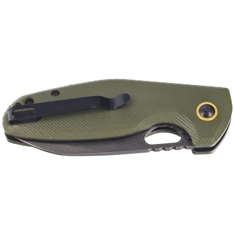 Nóż składany BlackFox Puffy OD Green G10, Black Stonewashed 10Cr15CoMov (BF-786 G10OD)