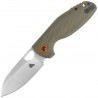 Nóż składany BlackFox Puffy OD Green Canvas Micarta, Satin 10Cr15CoMov (BF-786 MOD)