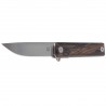 Nóż składany Fox Chnops Heritage Ziricote Wood, Satin Hybrid Cryo by Raven Knives Design (FX-544 ZW)