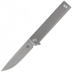 Nóż składany Fox Chnops Heritage Gray Titanium, Stonewashed Hybrid Cryo by Raven Knives Design (FX-544 TI)