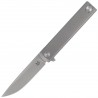 Nóż składany Fox Chnops Heritage Gray Titanium, Stonewashed Hybrid Cryo by Raven Knives Design (FX-544 TI)