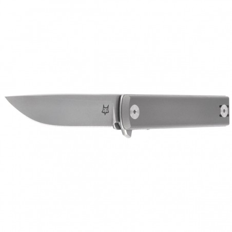 Nóż składany Fox Chnops Heritage Gray Titanium, Stonewashed Hybrid Cryo by Raven Knives Design (FX-544 TI)