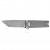 Nóż składany Fox Chnops Heritage Gray Titanium, Stonewashed Hybrid Cryo by Raven Knives Design (FX-544 TI)