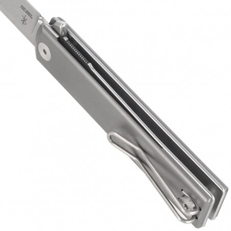 Nóż składany Fox Chnops Heritage Gray Titanium, Stonewashed Hybrid Cryo by Raven Knives Design (FX-544 TI)