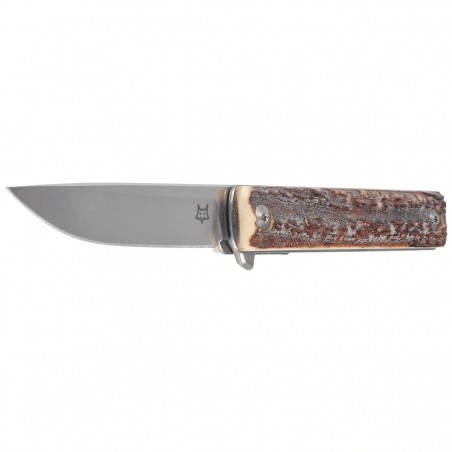 Nóż składany Fox Chnops Heritage Deer Horn, Satin Hybrid Cryo by Raven Knives Design (FX-544 CE)