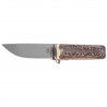 Nóż składany Fox Chnops Heritage Deer Horn, Satin Hybrid Cryo by Raven Knives Design (FX-544 CE)