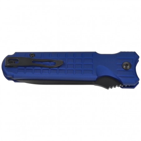 Nóż automatyczny Fox Predator II 2F Full Auto Blue Aluminium, Black Idroglider Hybrid Cryo (FX-448 AL BL)