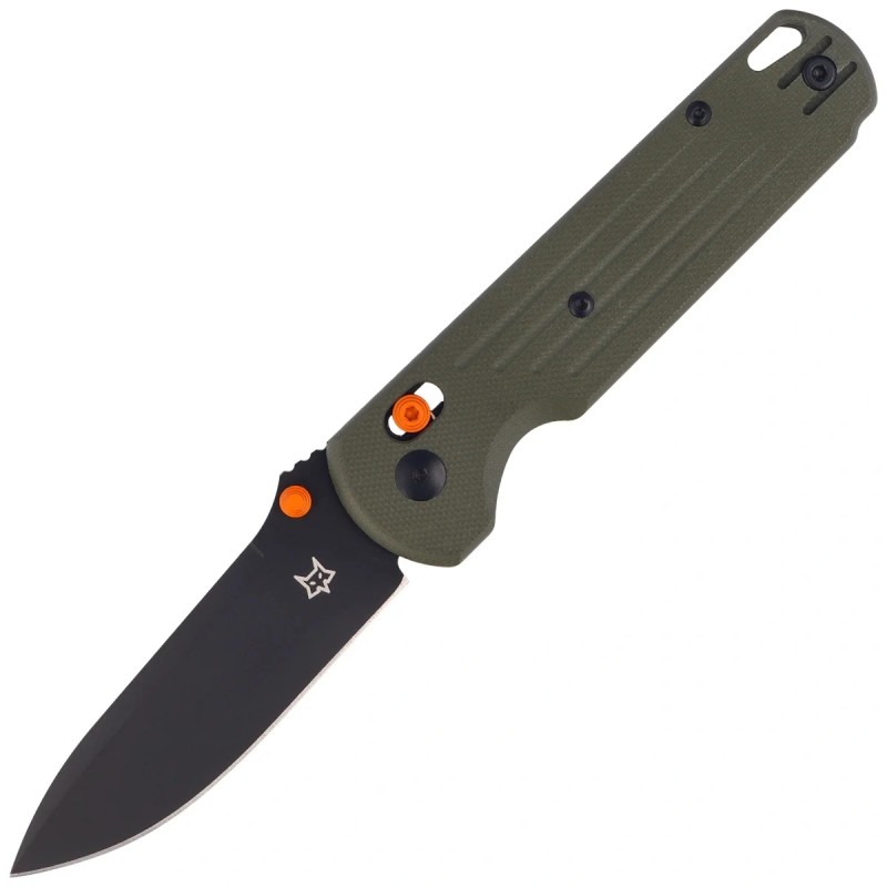 Nóż składany Fox Gabi OD Green G10, Black PVD Niolox (FX-451 FG)