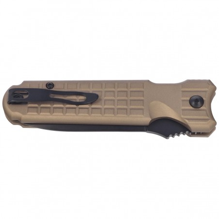 Nóż automatyczny Fox Predator II 2F Full Auto Bronze Aluminium, Black Idroglider Hybrid Cryo (FX-448 AL BR)