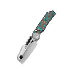 Nóż składany Bestech Nyrrdreki Titanium/Shipwreck Camo Carbon, Satin M390 by Fabian Hobbelen (BT2607C)