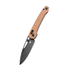 Nóż składany Bestech Cobber Brown Micarta, Black PVD 14C28N by Happy as Larry (BG68F)