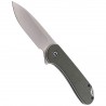 Nóż składany CIVIVI Elementum Flipper Dark Green Micarta, Satin Finish (C907T)
