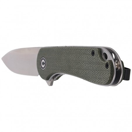 Nóż składany CIVIVI Elementum Flipper Dark Green Micarta, Satin Finish (C907T)