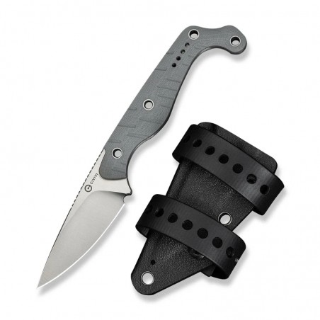 Nóż Civivi Sōkn Gray G10, Satin Nitro-V by Kyle Lamb (C22027-2)