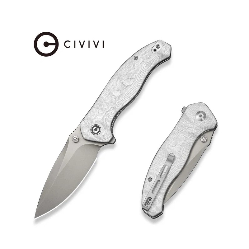 Nóż składany Civivi Vyrent Aluminum Foil G10, Stonewashed Nitro-X7 (C25037B-1)