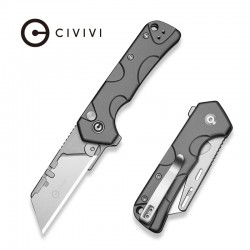 Nóż składany Civivi Pulsara Utility Gray Aluminum, Stonewashed 6Cr13 (C24041F-4)