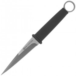 Nóż K25 RK-32693 Boot Knife Rubber Black, Titanium/Brushed 3Cr13Mov