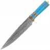 Nóż Martinez Albainox Blue Acrylic, Damascus 256 Layers (32564)