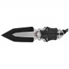Noże do rzucania Martinez Albainox Skull Set 3 szt Black Paracord, Black 3Cr13Mov (32344)
