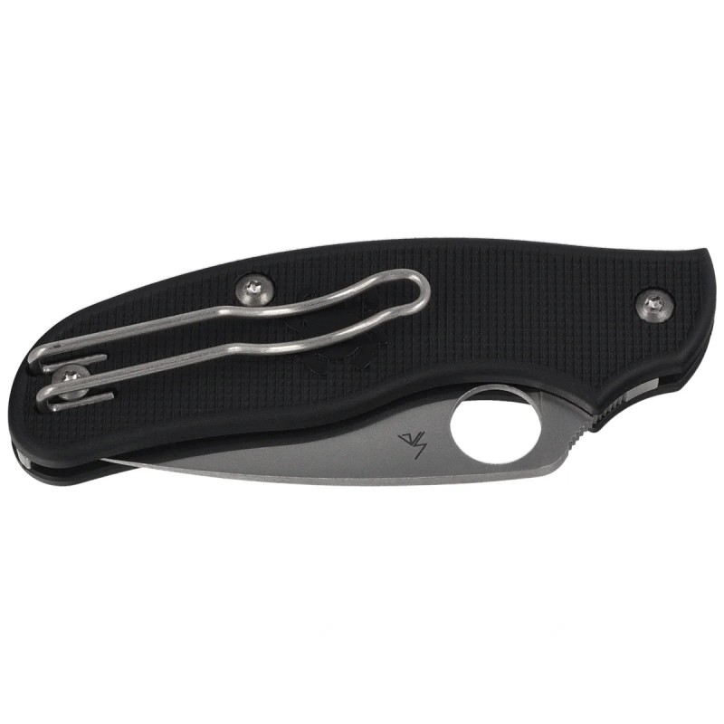 Nóż składany Spyderco Metropolitan Lightweight Black FRN, Satin M398 by Sal Glesser (C213PBK)