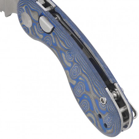 Nóż składany Kizer Microbe Multicolored Micarta w/ Vortex, Satin 14C28N by Maksim Epifantsev (V2742A6)