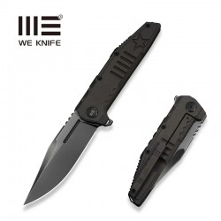 Nóż składany WeKnife Temper LE ???/200 Charcoal Gray Titanium, Polished Gray M390 (WE25079-2)