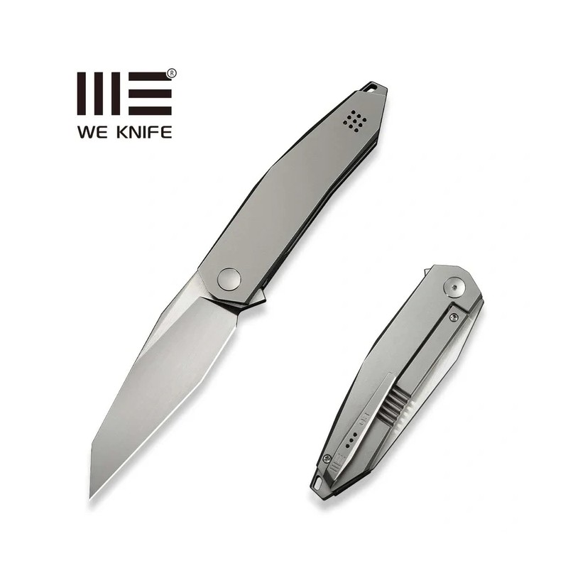 Nóż składany WeKnife Tally LE ???/200 Polished Titanium, Hand Rubbed Satin M390 (WE23090-2)