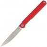 Nóż składany Bestech Duoz Red G10, Satin 14C28N by Ostap Hel (BG65C)