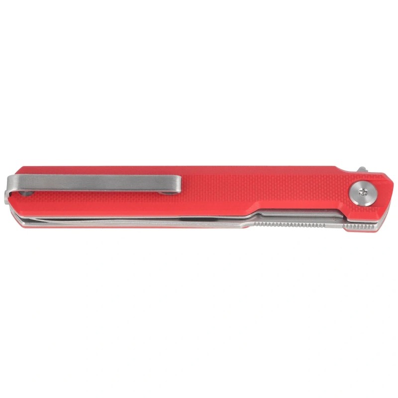 Nóż składany Bestech Duoz Red G10, Satin 14C28N by Ostap Hel (BG65C)