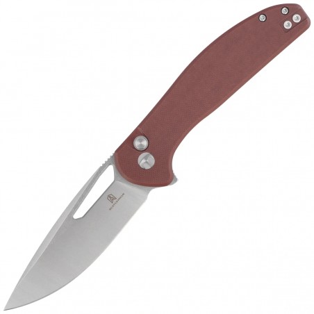 Nóż składany Bestechman Whalefin Brown G10, Stonewashed / Satin D2 (BMK18C)
