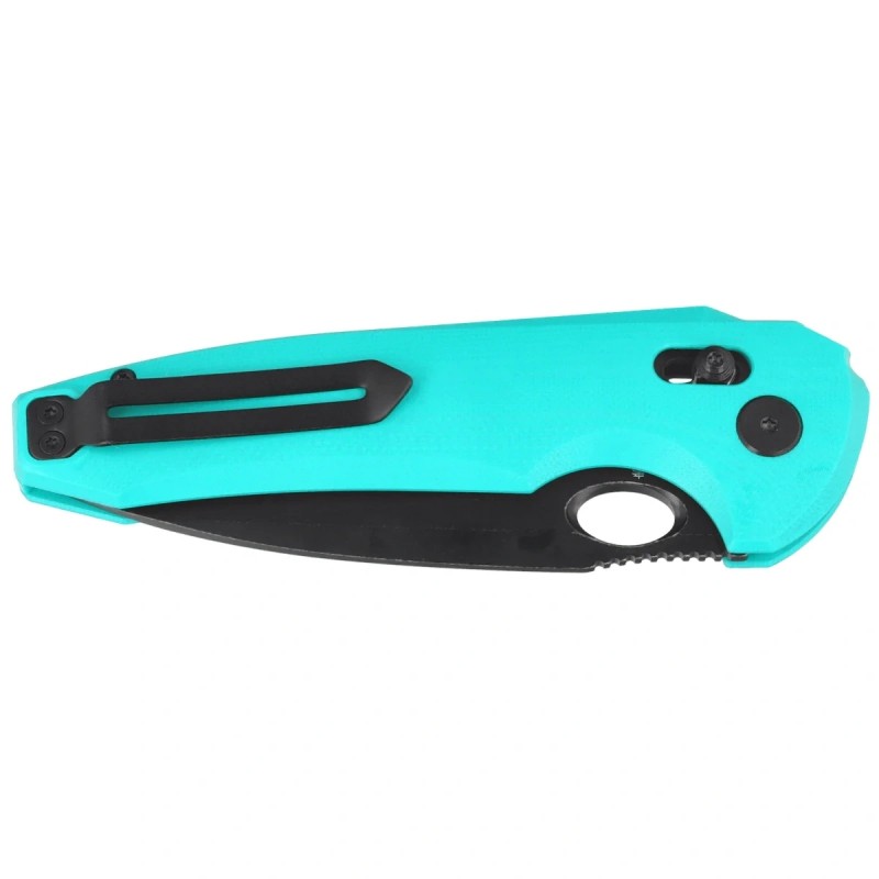 Nóż składany Bestech Noctar Mint Green G10, Black PVD 14C28N by Kombou (BG66F)