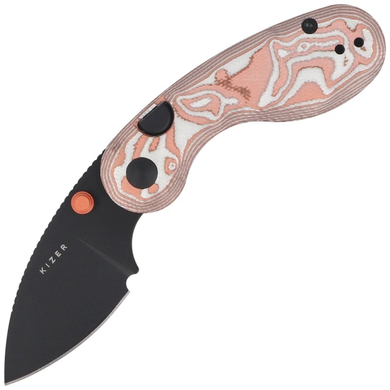 Nóż składany Kizer Microbe Copper Foil G10, Black PVD 14C28N by Maksim Epifantsev (V2742A12)