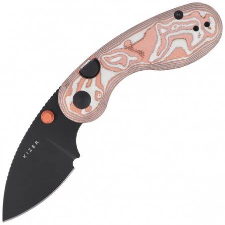 Nóż składany Kizer Microbe Copper Foil G10, Black PVD 14C28N by Maksim Epifantsev (V2742A12)