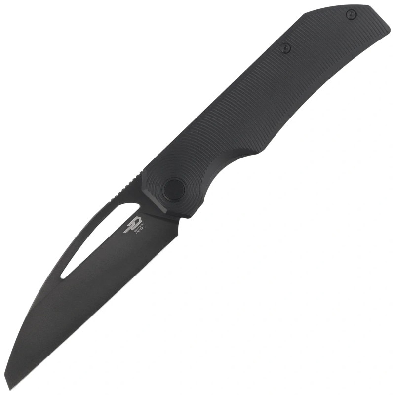Nóż składany Bestech Taipan Black PVD Titanium, Satin DLC MagnaCut by James Lowe (BT2503E)