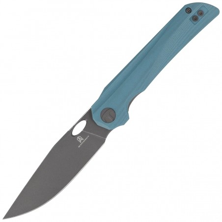Nóż składany Bestechman Smuga Grey G10, Grey PVD Stonewashed AEB-L by Kombou (BMK22C)