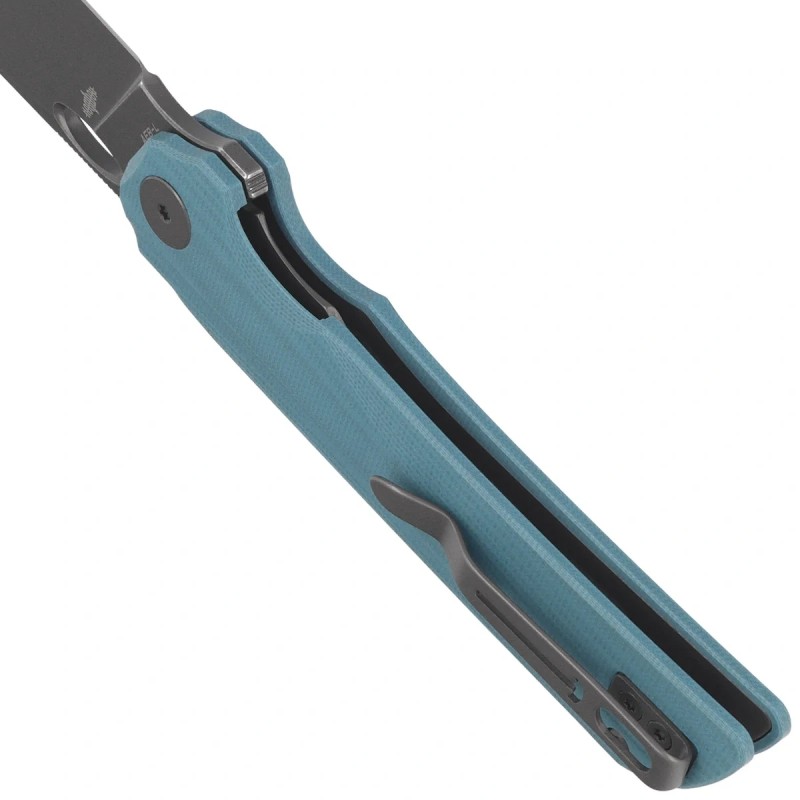 Nóż składany Bestechman Smuga Grey G10, Grey PVD Stonewashed AEB-L by Kombou (BMK22C)