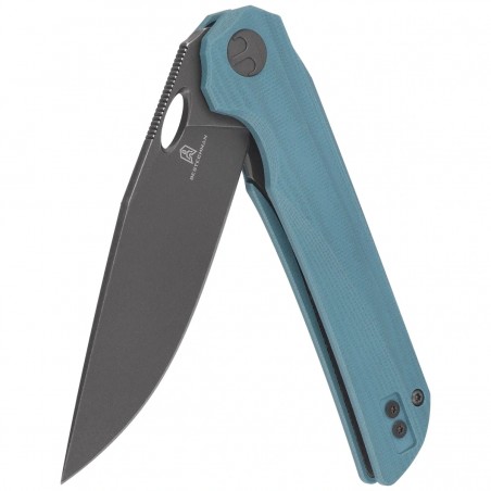 Nóż składany Bestechman Smuga Grey G10, Grey PVD Stonewashed AEB-L by Kombou (BMK22C)