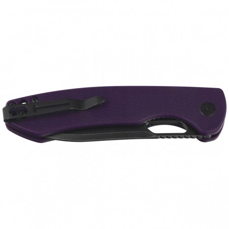 Nóż składany Bestechman Firebird Purple G10, Black PVD Stonewashed D2 (BMK05D)