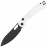 Nóż składany Bestechman Firebird White G10, Black PVD Stonewashed D2 (BMK05E)