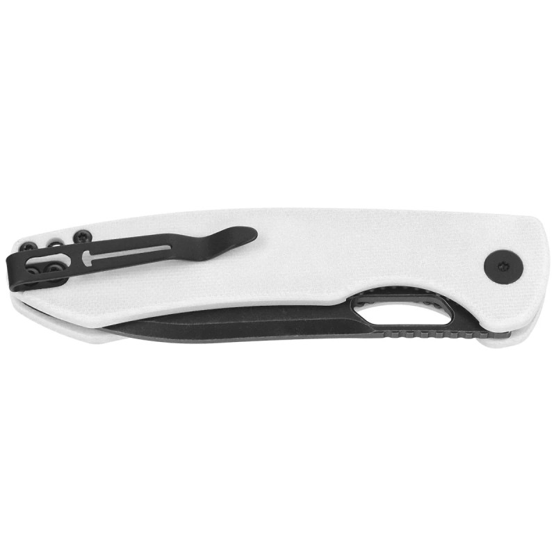 Nóż składany Bestechman Firebird White G10, Black PVD Stonewashed D2 (BMK05E)